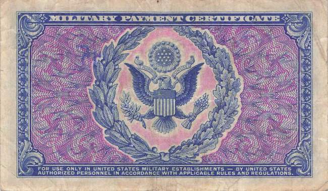 USA MPC Series 481 p.M26 1 Dollar 1951 F